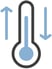 thermometer changing temperatures icon + Laboratory information management system