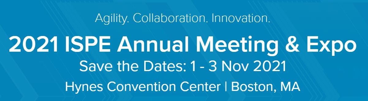 2021 ISPE Annual Meeting & Expo - November 1-3, 2021